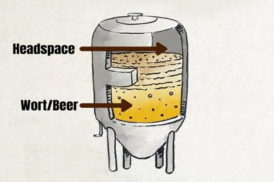 <b>Pourquoi faut-il conserver un espace libre dans un fermenteur ?</b>
