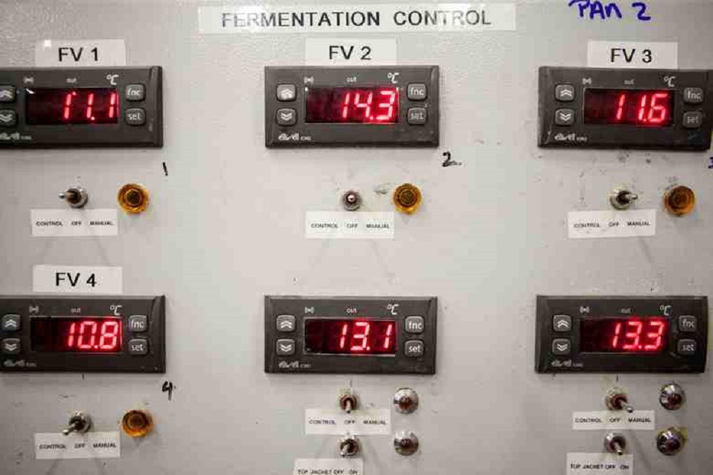 Armoire de contrôleurs PID Temp