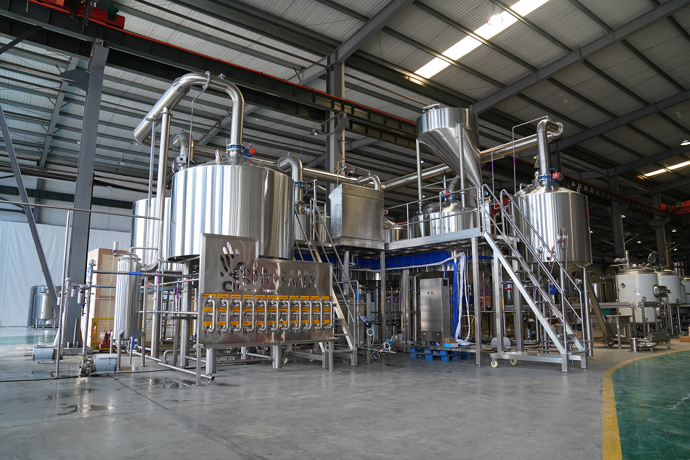 salle de brassage 6 cuves