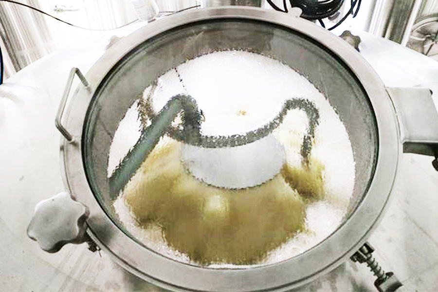 processus d'ébullition, bouilloire de brassage
