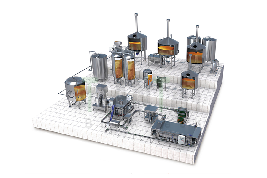 <b>Comment se déroule la fabrication de la bière dans une brasserie ?</b>